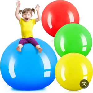 بلون نطاط للاطفال  مع قبضة يد 