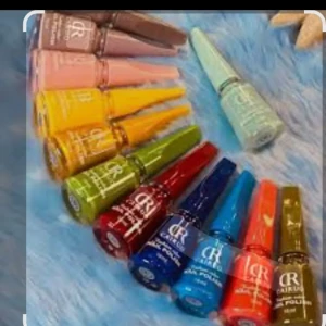 مناكير CR الوان متعددة ( الوان باهجة )اطلب وبنحدد اللون معك