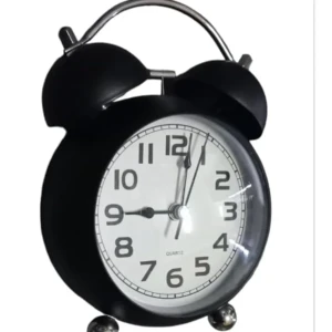 ساعة منبه حديد ( صوت جرس ) حجم صغير 