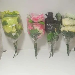 عروق ورد بلاستيك جميلة عدد 2 بدينار