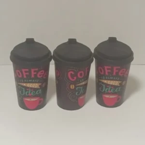 كوب بلاستيك عدد 3 بدينار