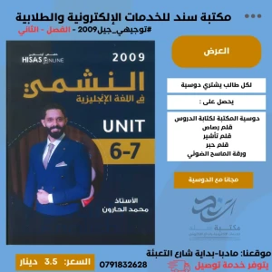 النشمي في اللغة الانجليزية ( محمد الحارون) ف2-2009