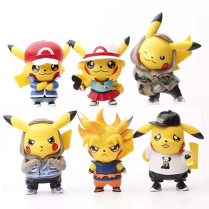  Pokémon Pikachu Cosplay Mini Figurine
