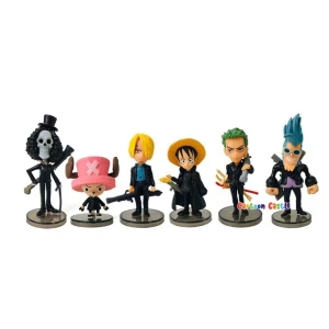 Pack mini figurine one piece 6 pièces 