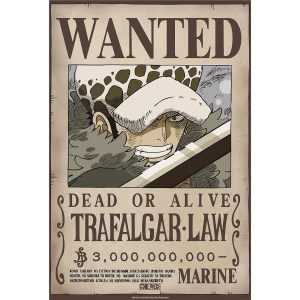 One Piece - Poster - Wanted Trafalgar Law (Wano)