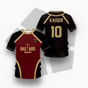 T-shirt KAISER de l'Anime blue Lock