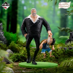 Figurine Monkey D. Luffy &amp; Monkey D. Garp (B) Ichiban Kuji One Pi