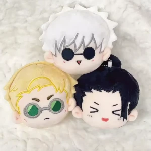 Porte-clés en peluche de 10cm, Jujutsu Kaisen Gojo Geto nanami