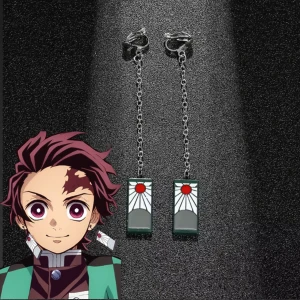 Boucles d'oreilles tanjiro