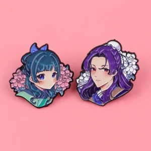 Broche maomao Épinglette Émaillée