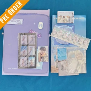 BTS PACK HIVER 2021 Set complet carte photo découpé film blason l