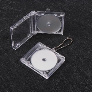 Mini Cd Keychain Album Cases Plastic Cd Cases Clear DVD 