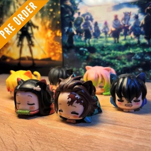 1pcs Figurine cat demon slayer