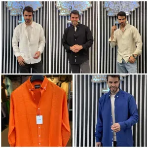  قميص كتان اسباني اوريجينال