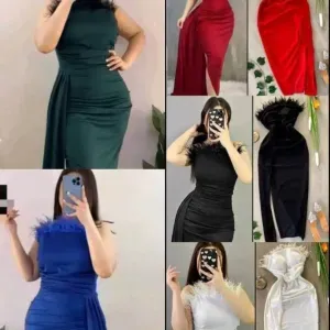 فستان نسائي طويل 