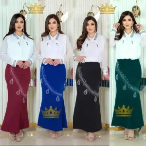 طقم نسائي شميز مع فوطه