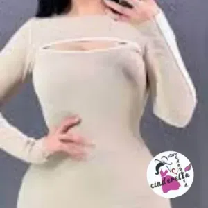 فستان ضيق صوف تركي 