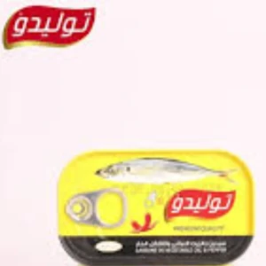 سردين توليدو حار 125 غ 