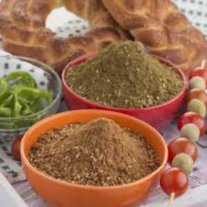 زعتر لذيذة 400 غ علب أخضر _ أحمر 