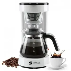 ماكينة تحضير القهوة 2 في 1 من سايونا بسعة 750