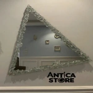مرايه ايبوكسي  مثلث متساوي  طول ضلعه 60Cm🪞