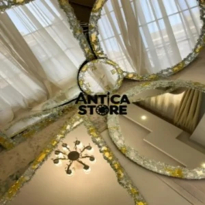 مرايه ايبوكسي  مربع متساوي طول ضلعه 90Cm🪞