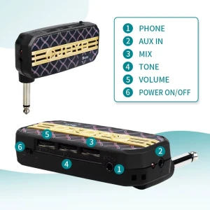 Bass Guitar Amplifier Mini Headphone Amplifier امبلفاير بيس 