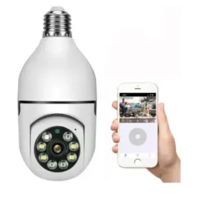 كاميرة مراقبه علي شكل مصباح 360درجه 