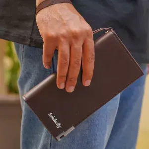 محفظه رجالى و كراتةو حامل للموبايل جلد 