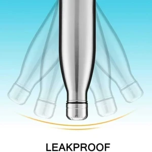 زجاجة مياه رياضية مصنوعة من الستانلس ستيل 