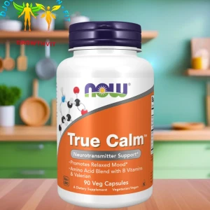 NOW Foods, True Calm، 90 كبسولة نباتية