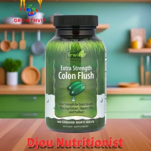 إيروين ناتشورالز‏, Colon Flush، ذو القوة المضاعفة، 60 كبسولة هلام