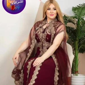 جلابية نسائي قطعتين بتصمبم مغربي 😍💯💃