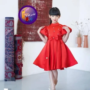 فستان بناتي  قماش تفت تركي روعة 😍💯