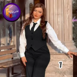 طقم نسائي رسمي راقي قماش ليكرا الاصلي 💯