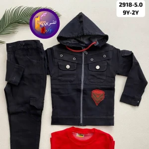 طقم ولادي هندي درجة أولى 3قطع