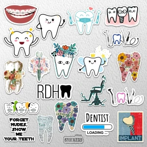 ستيكرات اسنان