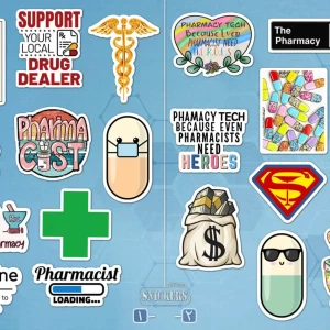 ستيكرات صيدلة