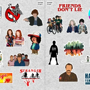 ستيكرات مسلسل سترينجر ثنكز