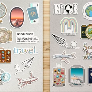 ستيكرات سفر
