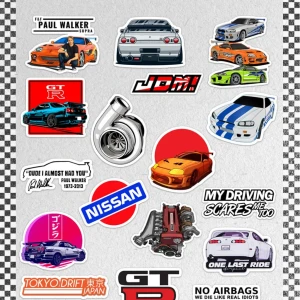 ستيكرات عشاق السيارت JDM