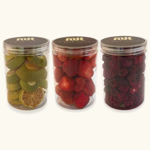 فراولة + ليمون + توت 