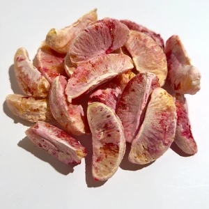 برتقال مطعم بالرمان مجفف بالتبريد 