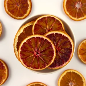 برتقال مطعم بالرمان مجفف بالحرارة 