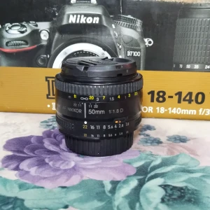 عدسه نيكون 50mm F 1.8 d 