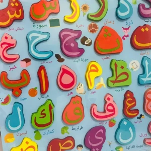 حروف عربي خشبي