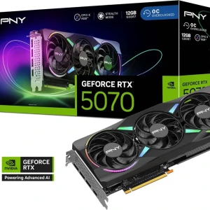 PNY RTX 5070 Epic-X OC Triple Fan 12GB GDDR7