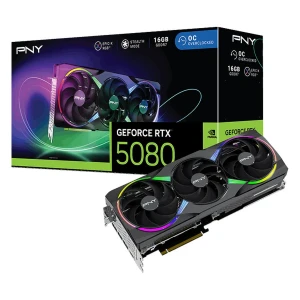 PNY RTX 5080 16GB GDDR7 ARGB Triple Fans