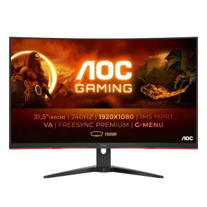 AOC 32Inch Curved Gaming Monitor 240Hz 