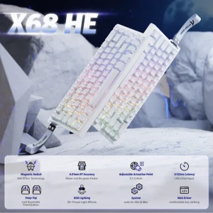 Attack Shark X68 Pro HE Magnetic keyboard 60% 